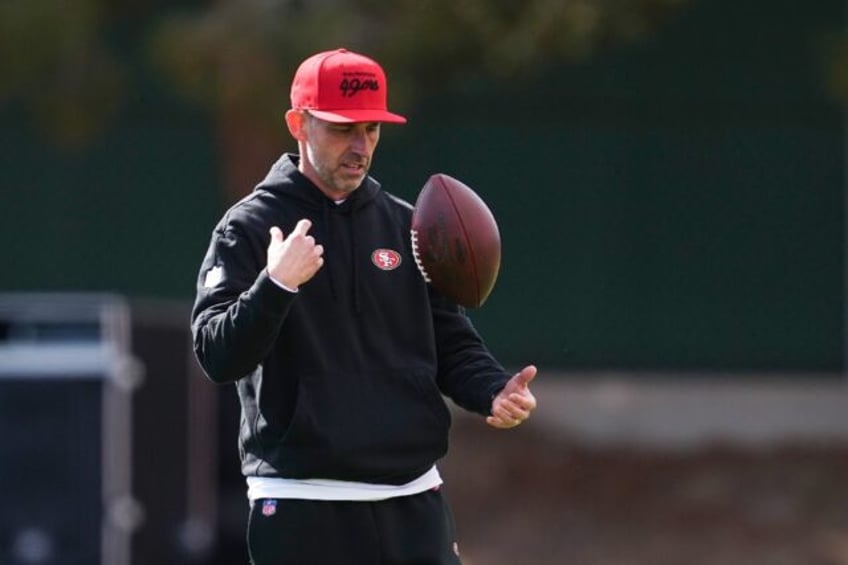 San Francisco head coach Kyle Shanahan is hoping to make it third time lucky in this weeke