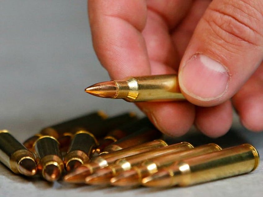 SPRINGVILLE, UT - JUNE 17: This is 223 ammunition for an AR-15 semi-automatic gun at Action Target on June 17, 2016 in Springville, Utah. Semi-automatics are in the news again after the nightclub shooting in Orlando F;lord last week. (Photo by George Frey/Getty Images) gun owners