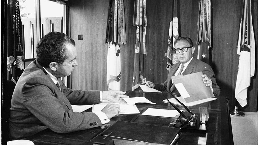 SIXTY MINUTES episode with Henry Kissinger and Richard Nixon