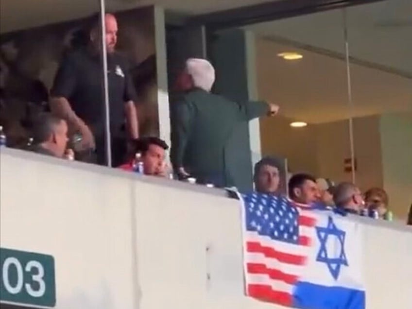 nj democrat operative george norcross blasts rent a cop thugs who kicked him out of eagles game over israeli us flag