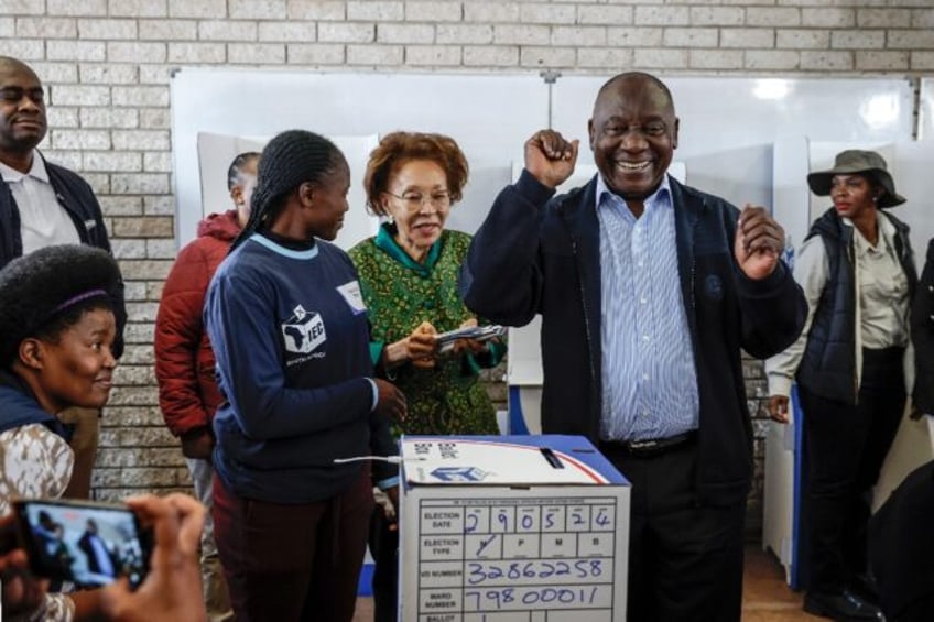 South African President Cyril Ramaphosa's African National Congress party won the most vot