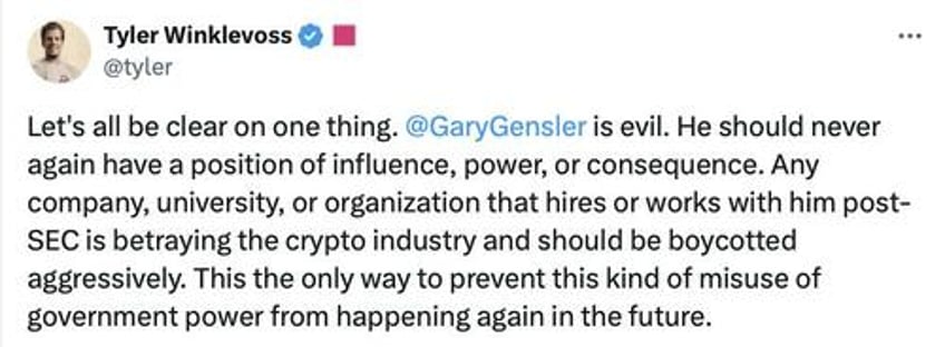 no apology can undo the damage gary gensler has caused