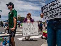 ‘No Kings’ protesters bring their wit to US streets