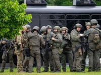 “No Kings” protests in Minnesota canceled as authorities search for suspect who shot 2 lawmakers.