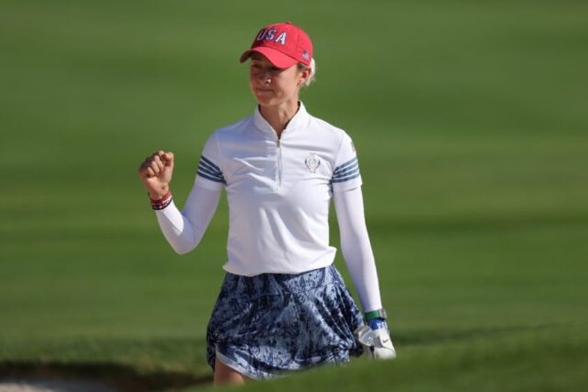 Top-ranked Nelly Korda of the United States will face England's Charley Hull in Sunday's o