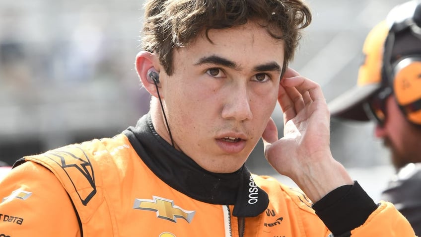 Nolan Siegel during INDYCAR race weekend at St. Louis 