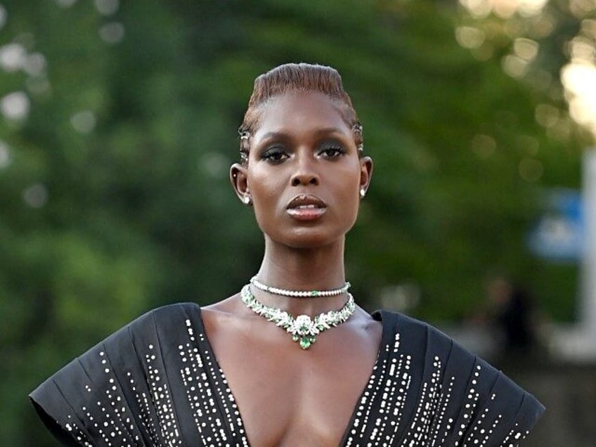 Jodie Turner-Smith is seen arriving at the Excelsior pier during the 79th Venice Internati