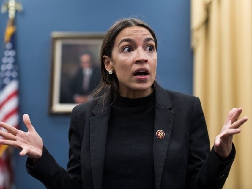 UNITED STATES - MAY 23: Rep. Alexandria Ocasio-Cortez, D-N.Y., attends a briefing in Raybu