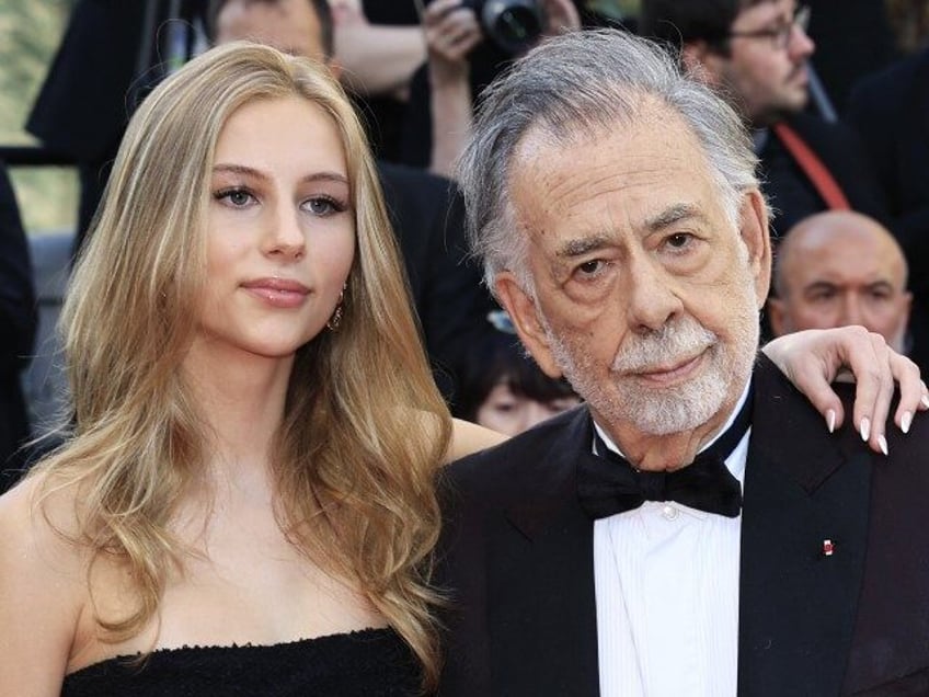 TOPSHOT - US director Francis Ford Coppola (R) and his grandaughter Romy Mars arrive for t