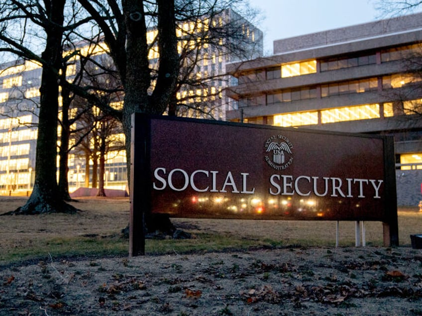 The US Social Security Administration headquarters in Woodlawn, Maryland, US, on Wednesday