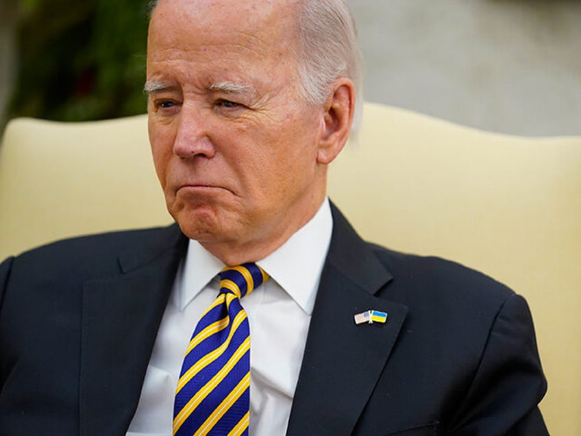 President Joe Biden meets with Ukrainian President Volodymyr Zelenskyy in the Oval Office of the White House, Tuesday, Dec. 12, 2023, in Washington. (AP Photo/Evan Vucci)