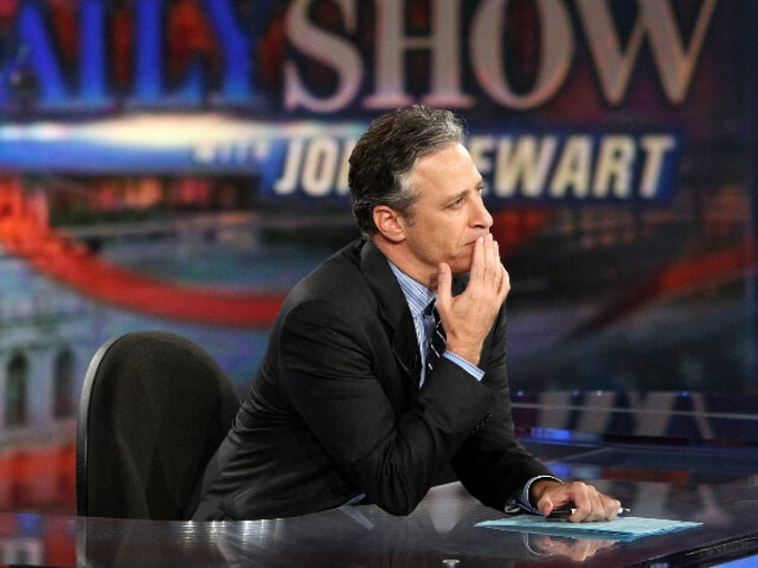 Host Jon Stewart of Comedy Central's "The Daily Show with Jon Stewart" tapes "The Daily Show with Jon Stewart: Restoring Honor & Dignity to the White House" at the McNally Smith College of Music September 3, 2008 in St. Paul, Minnesota. The show is being taped in St. Paul during …