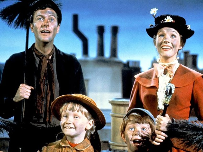 Julie Andrews, Dick Van Dyke, Karen Dotrice, and Matthew Garber at an event for Mary Poppi