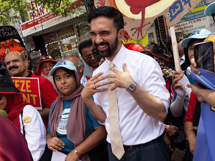 NEW YORK, NEW YORK - JUNE 21: New York City mayoral election, candidate Zohran Mamdani att