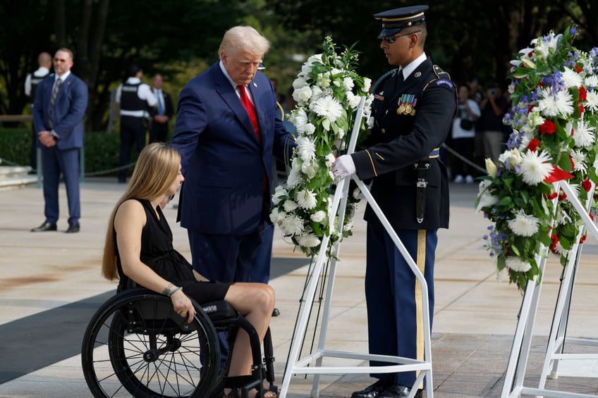 nolte poll shows 59 approve of trumps arlington cemetery visit