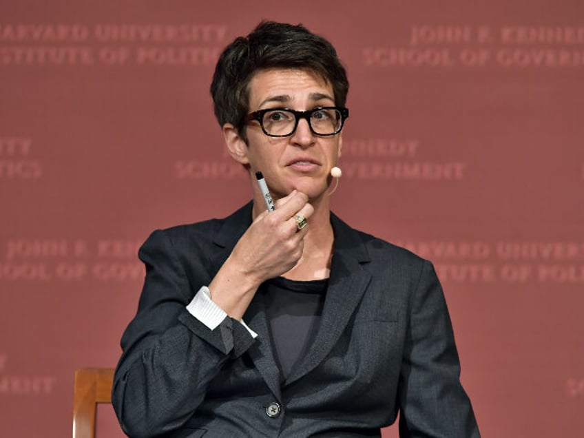 Rachel Maddow speaks at the Harvard University John F. Kennedy Jr. Forum in a program titl