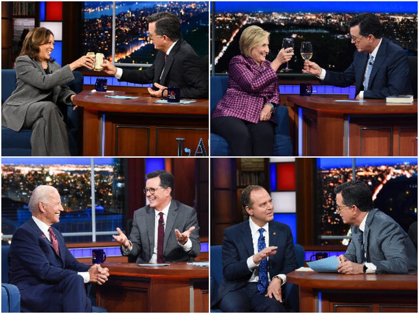NEW YORK CITY - OCTOBER 8: The Late Show with Stephen Colbert and guest Vice President Kam