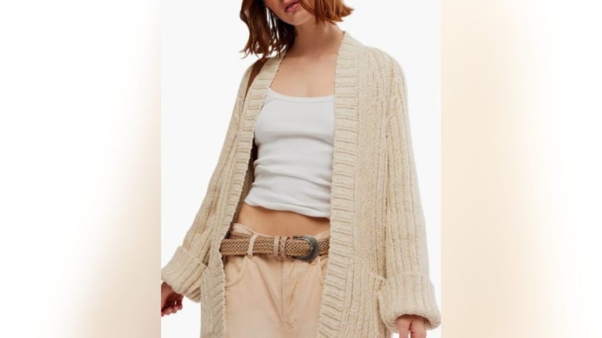 Go for the boho look in this sweater.