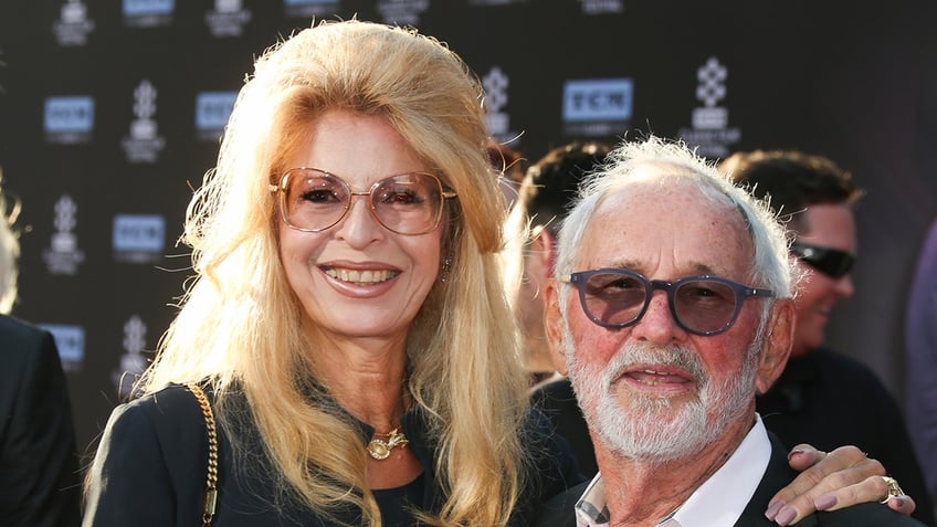 Lynne Jewison and Norman Jewison posing together