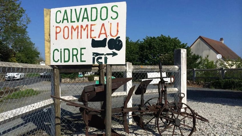 Cider maker in Normandy, France.