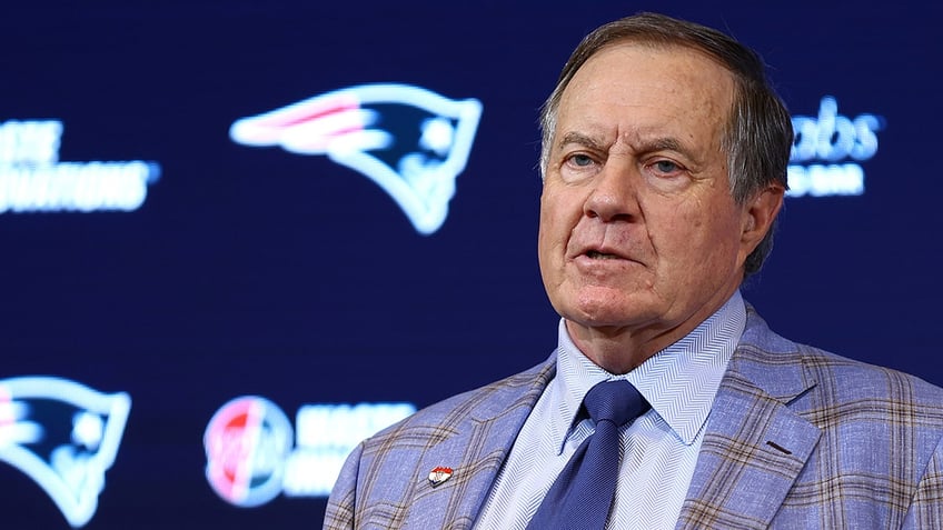 Bill Belichick at a press conference