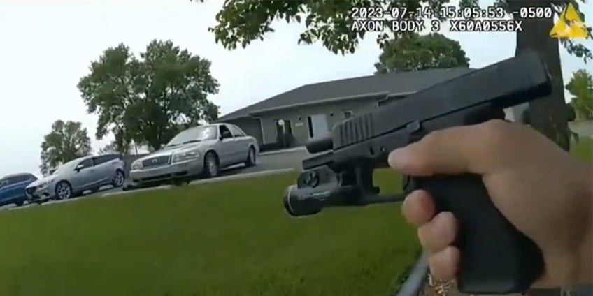 north dakota police officers bodycam footage shows moment he was ambushed