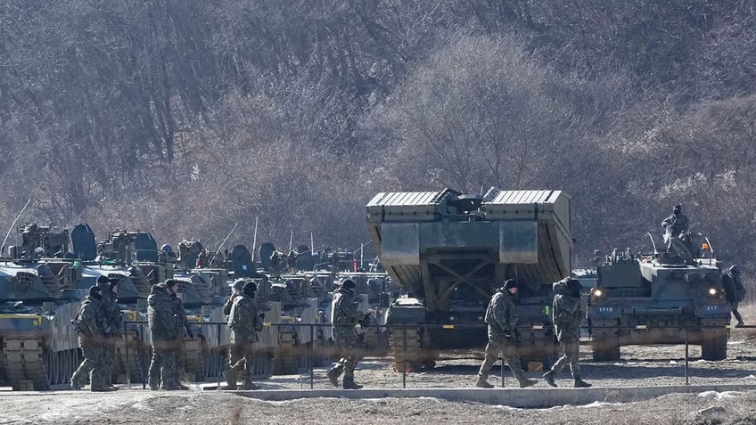 South Korean troops