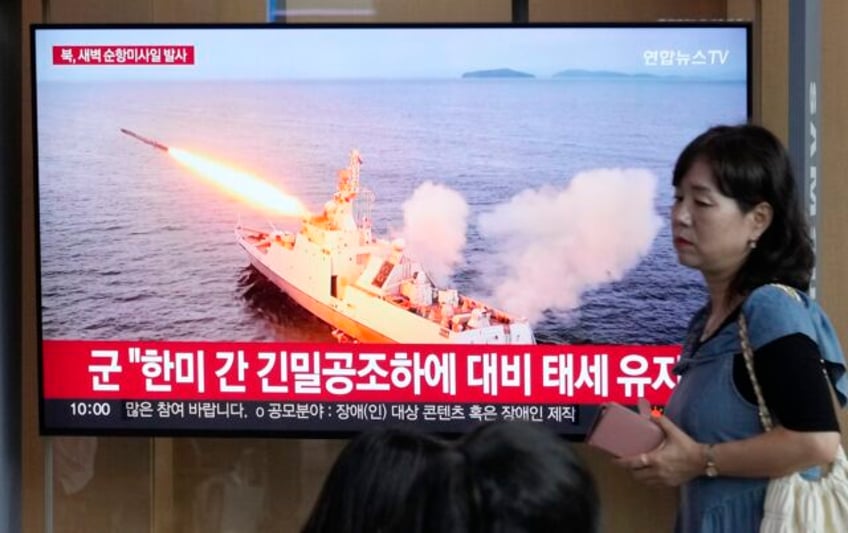 north korea fires cruise missiles into the sea after us south korean military drills end