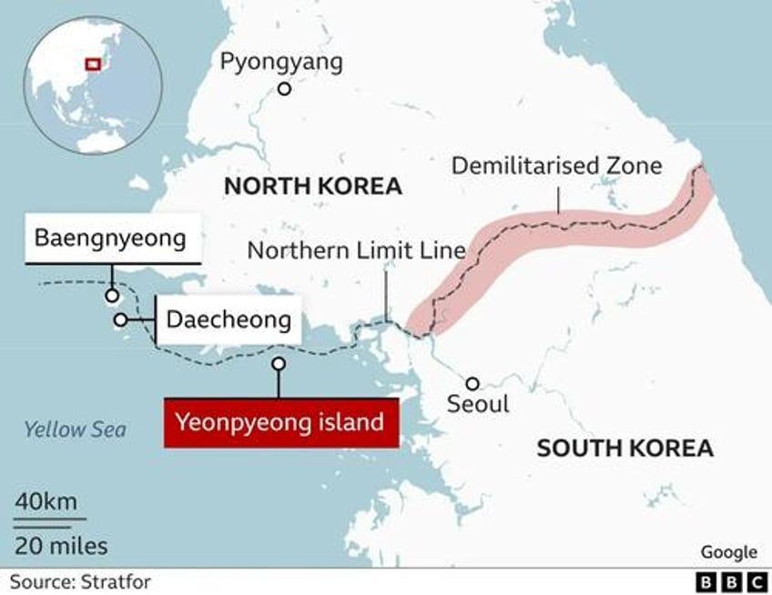 north korea fires hundreds of artillery rounds toward souths border islands