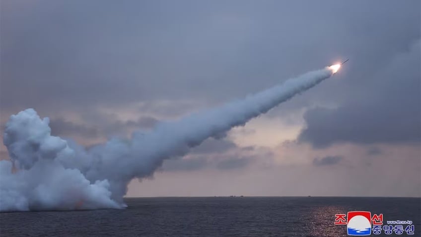 North Korea submarine missile launch