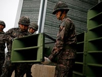 North Korea is installing loudspeakers along border, South Korea says