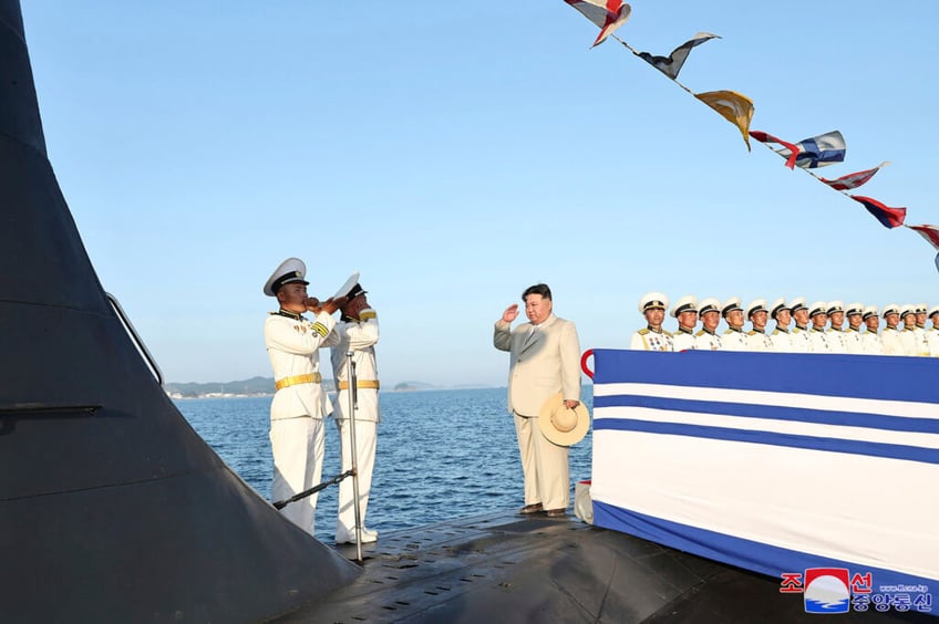 north korea launches nuclear attack submarine