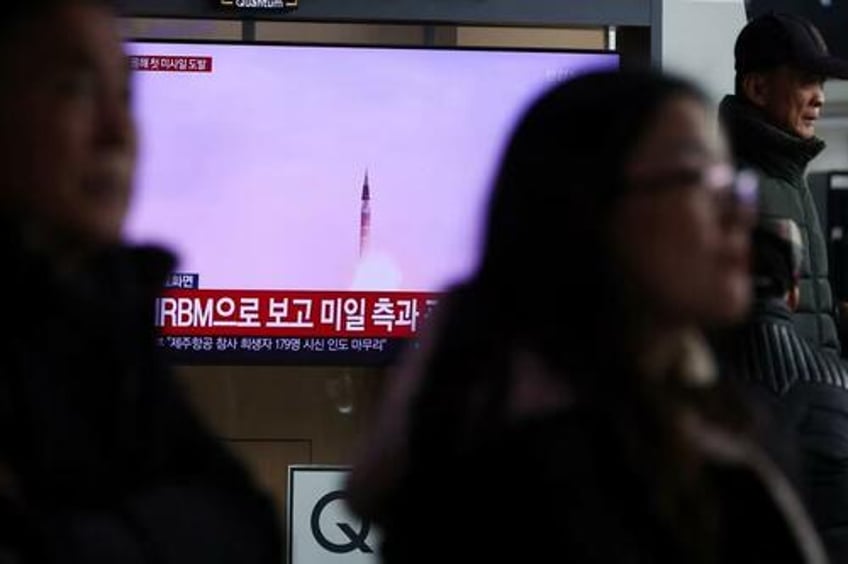 north korea launches suspected hypersonic ballistic missile in 1st test of 2025