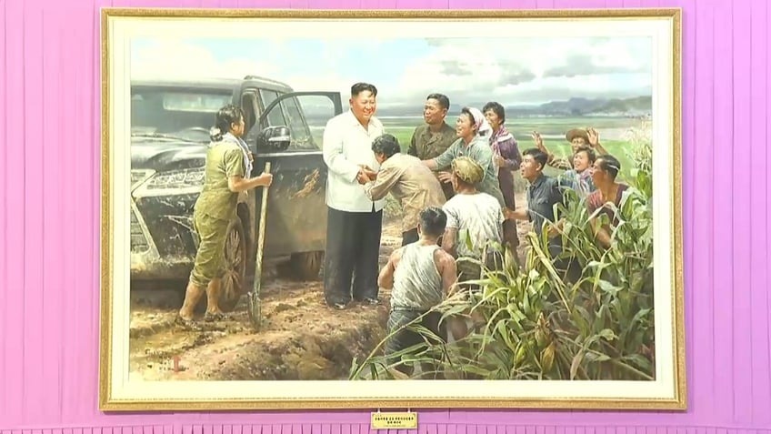 north korea opens exhibit celebrating romantic visions of kim jong un for anniversary