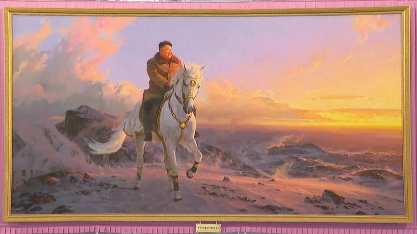 north korea opens exhibit celebrating romantic visions of kim jong un for anniversary