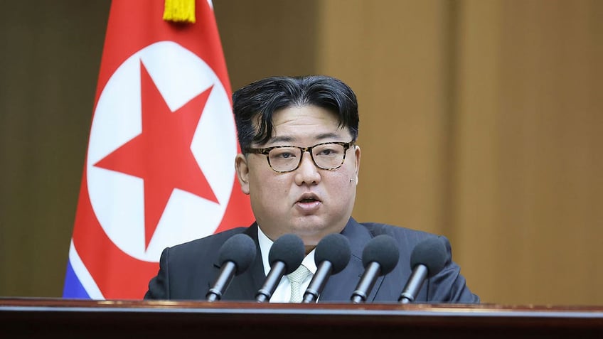 Kim Jong Un speaks
