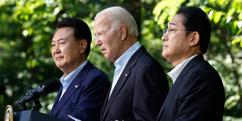 north korea vows overwhelming and pre emptive action after camp david summit between us south korea japan