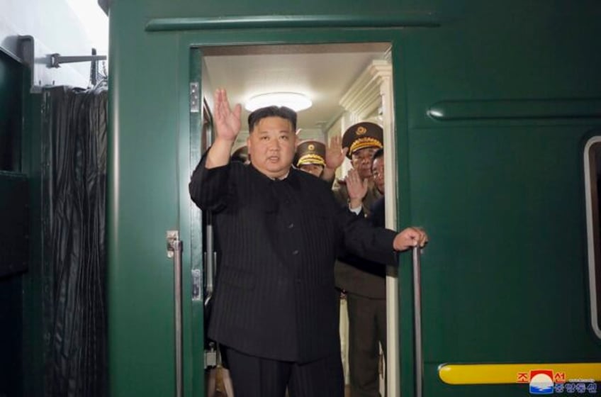 north korean leader kim jong un arrives in russia before an expected meeting with putin