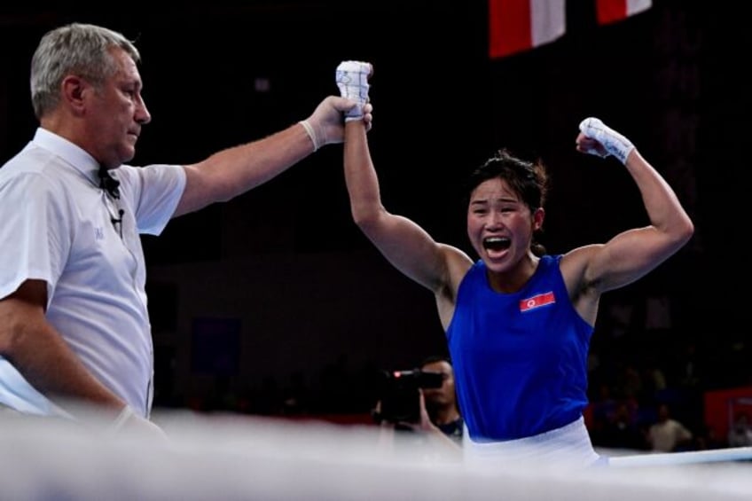 north koreas pang snatches gold from china in asiad boxing rematch