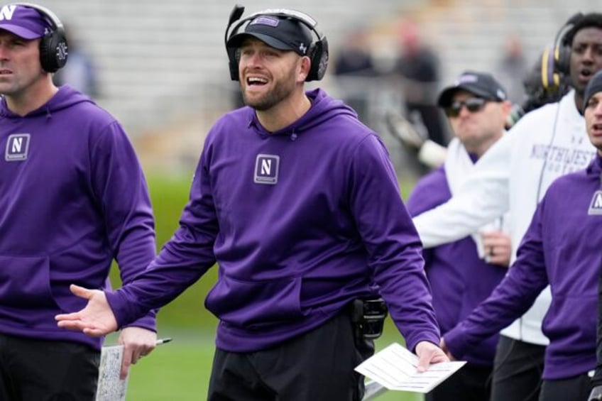 northwestern rewards coach david braun for turnaround by removing interim label