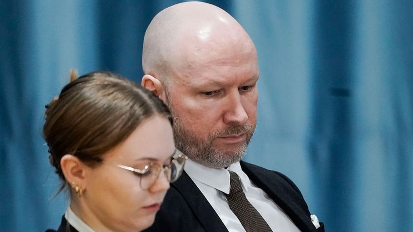 Anders Behring Breivik in court