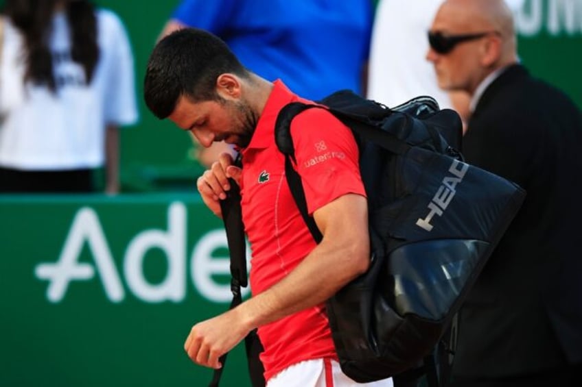 'Not great': Novak Djokovic leaves the court