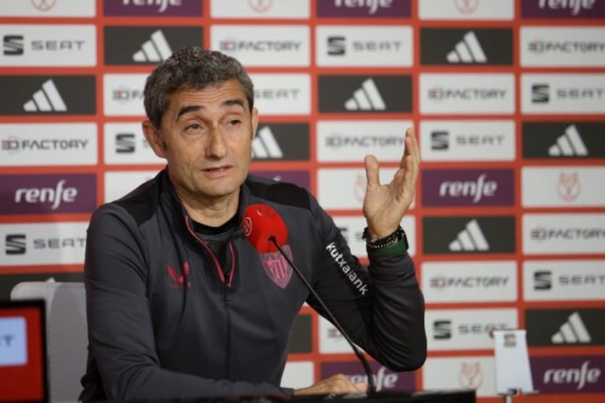 Athletic Bilbao's Spanish coach Ernesto Valverde spoke ahead of Saturday's Copa del Rey fi