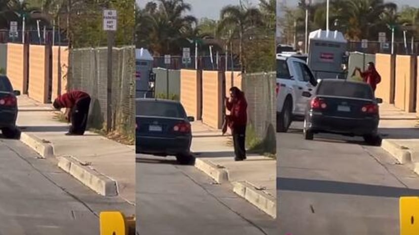 nothing to see here just a man waving a severed human leg around and eating it