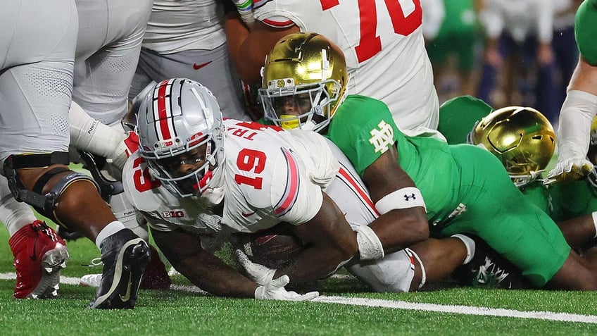 notre dames marcus freeman defends having only 10 men on field on final plays vs ohio state