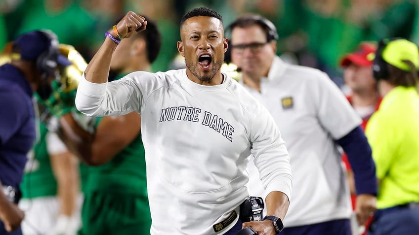 notre dames marcus freeman defends having only 10 men on field on final plays vs ohio state