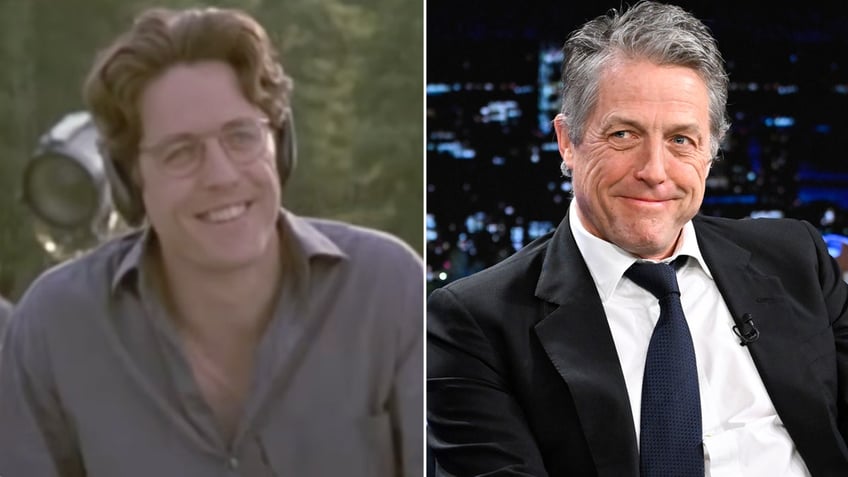 Hugh Grant then and now split