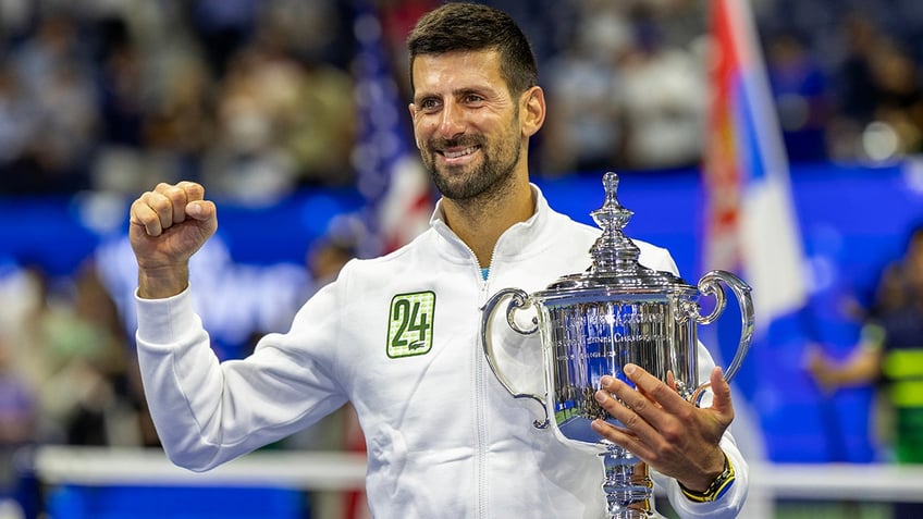 novak djokovic game winner at us open ironically named moderna shot of the day