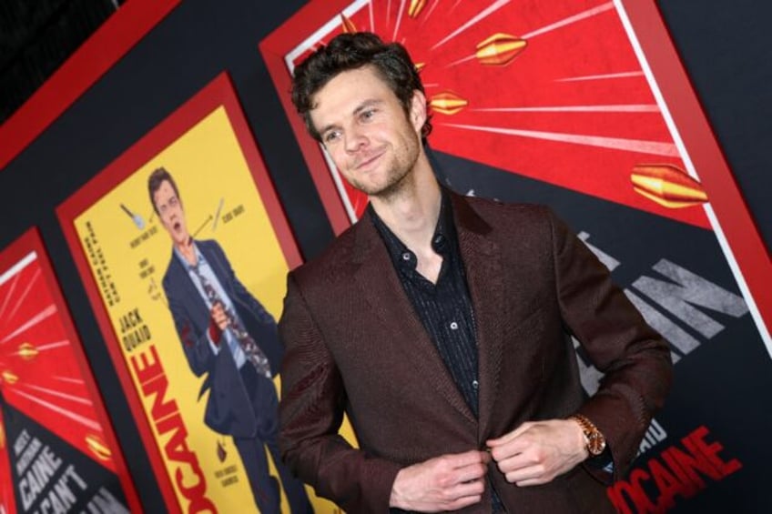 Jack Quaid attends the premiere of 'Novocaine,' which topped the North American box office