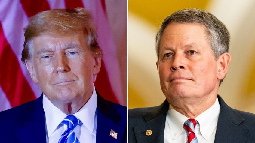 Donald Trump and Sen. Steve Daines